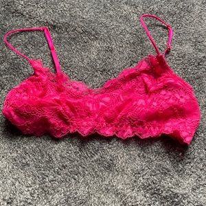 Pink bra